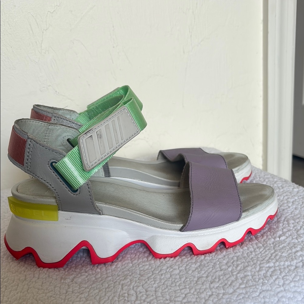 Sorel Colorful Platform Sandals